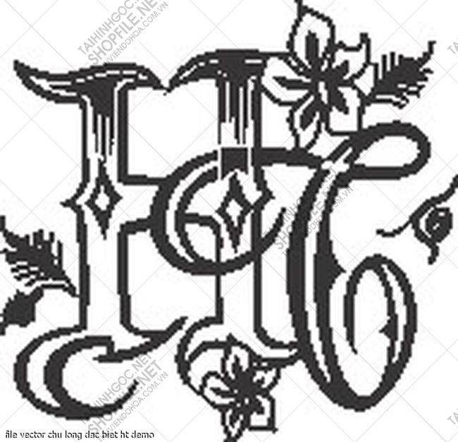 file vector chu long dac biet ht 